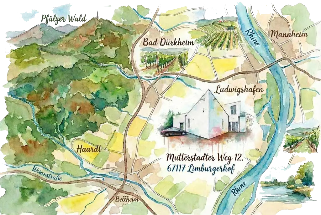 der music-temple liegt in der schönen Pfalz